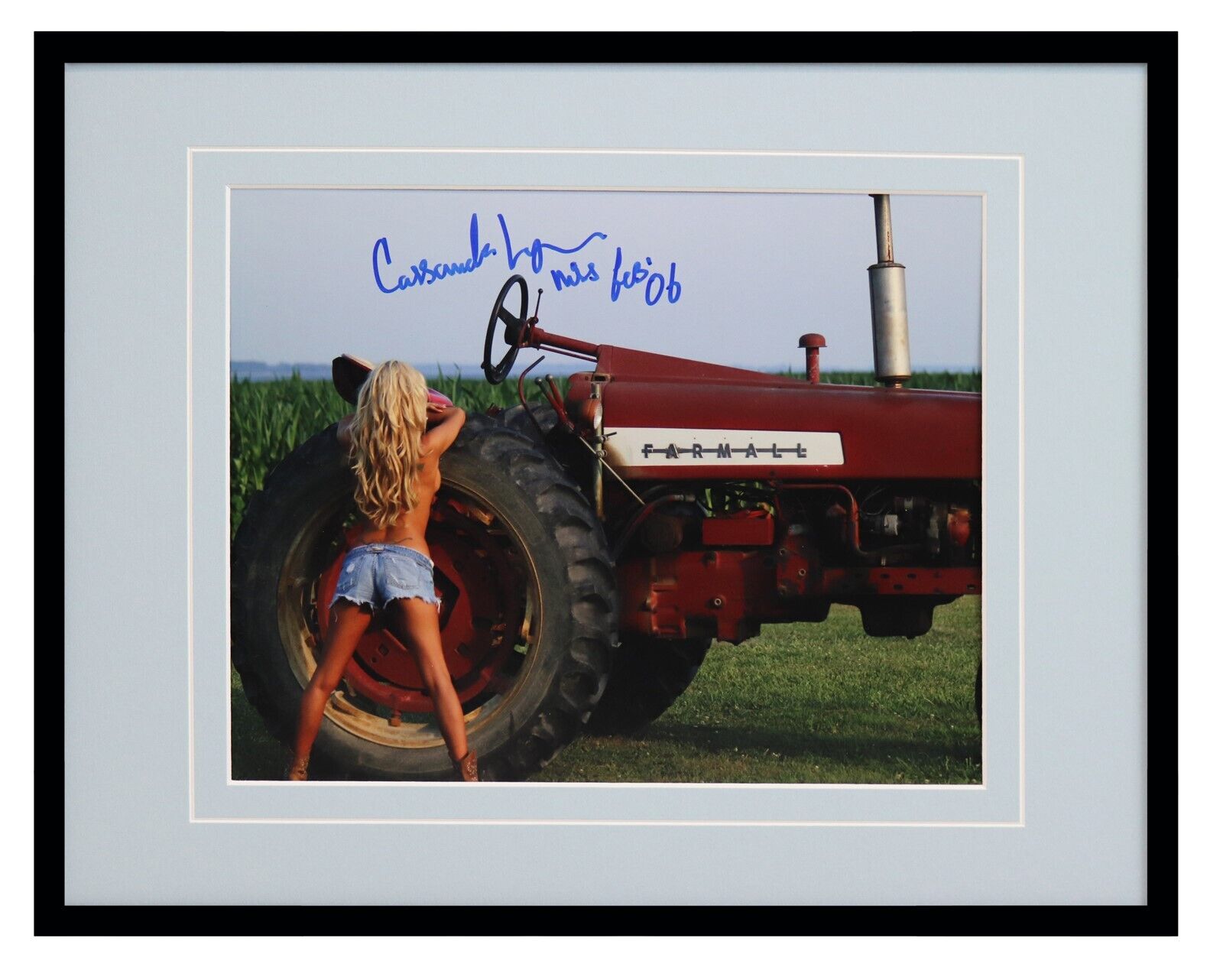 Cassandra Lynn Signed Framed 11x14 Photo Display AW 