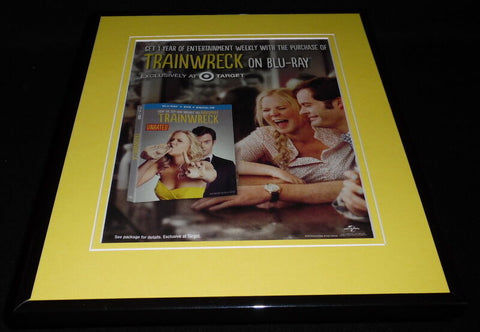 Trainwreck 2015 Framed 11x14 ORIGINAL Vintage Advertisement Amy Schumer