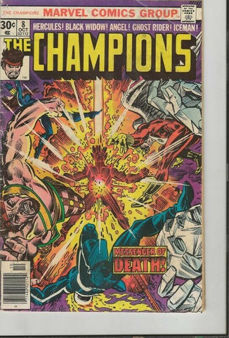 Champions #8 ORIGINAL Vintage 1976 Marvel Comics Hercules