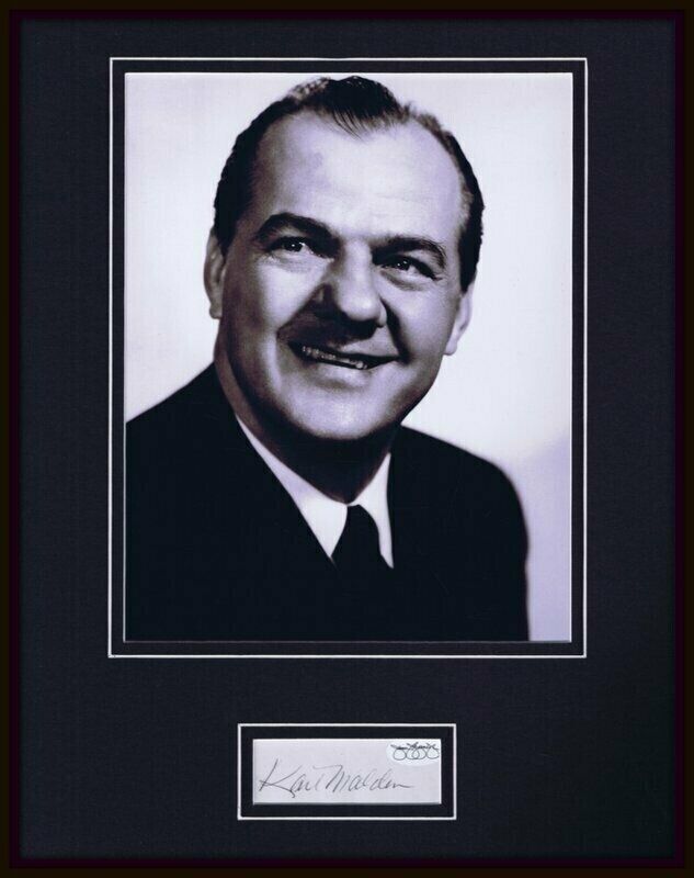 Karl Malden Signed Framed 11x14 Photo Display JSA Streets of San Francisco