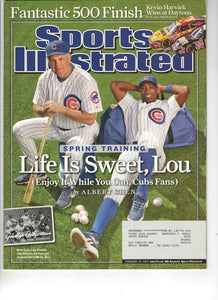 Feb 26 2007 Sports Illustrated Magazine Lou Piniella Alfonso Soriano Cubs