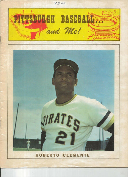 VINTAGE 1973 Pittsburgh Baseball and Me Magazine Roberto Clemente Pirates