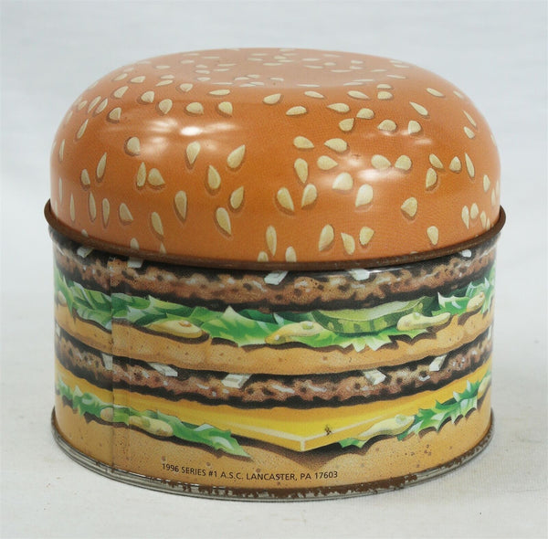 VINTAGE 1996 McDonald's Big Mac Hamburger Collectible Tin