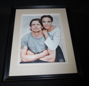 Angelina Jolie & Jack O'Connell 2014 Framed 11x14 Photo Display