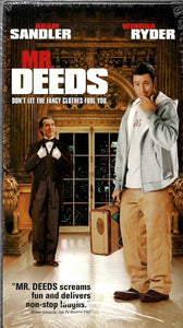 Mr Deeds SEALED VINTAGE VHS Cassette Adam Sandler Winona Ryder