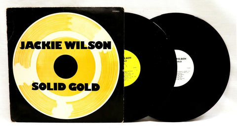 VINTAGE Jackie Wilson - Solid Gold LP Vinyl Record Album 