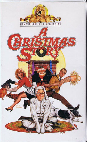 A Christmas Story VINTAGE VHS Cassette Clamshell Darren McGavin P Billingsley