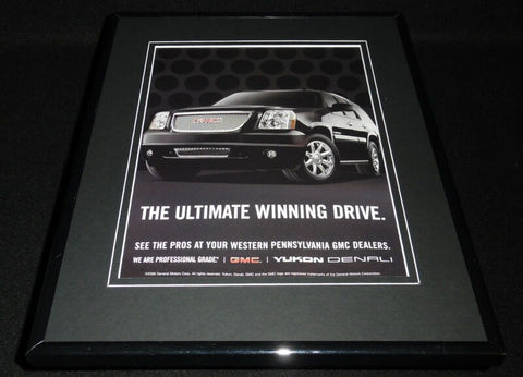 2006 GMC Yukon Denali Framed 11x14 ORIGINAL Vintage Advertisement