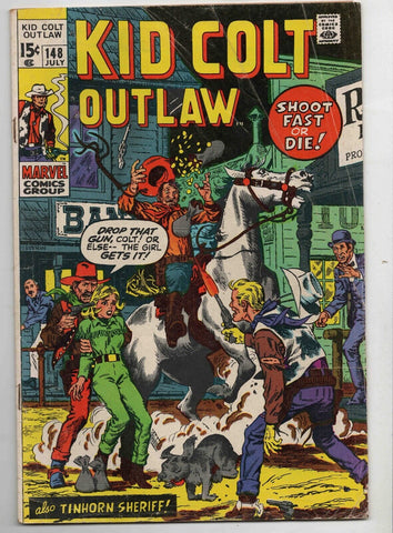 Kid Colt Outlaw #148 VINTAGE 1970 Marvel Comics