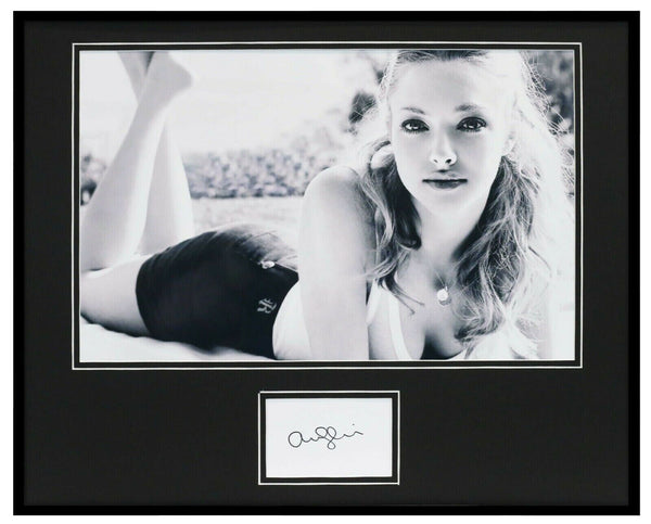 Amanda Seyfried Signed Framed 16x20 Photo Display 