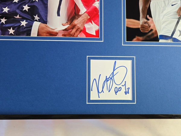 Kevin Durant Signed 16x20 USA Olympic Photo Display JSA ROY Inscription