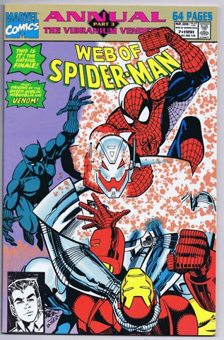 Web of Spider-Man Annual #7 ORIGINAL Vintage 1991 Marvel Comics 