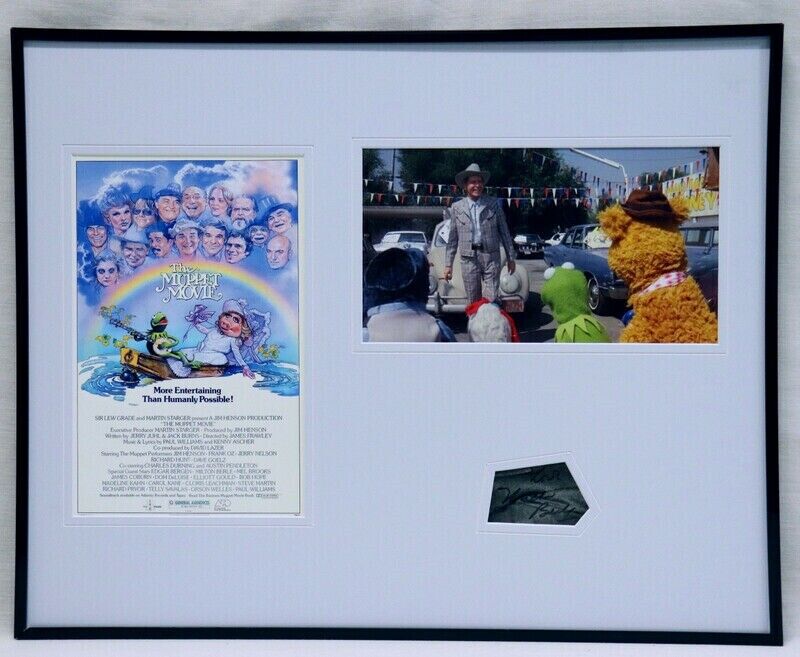 Milton Berle Signed Framed 16x20 Photo Set The Muppet Movie