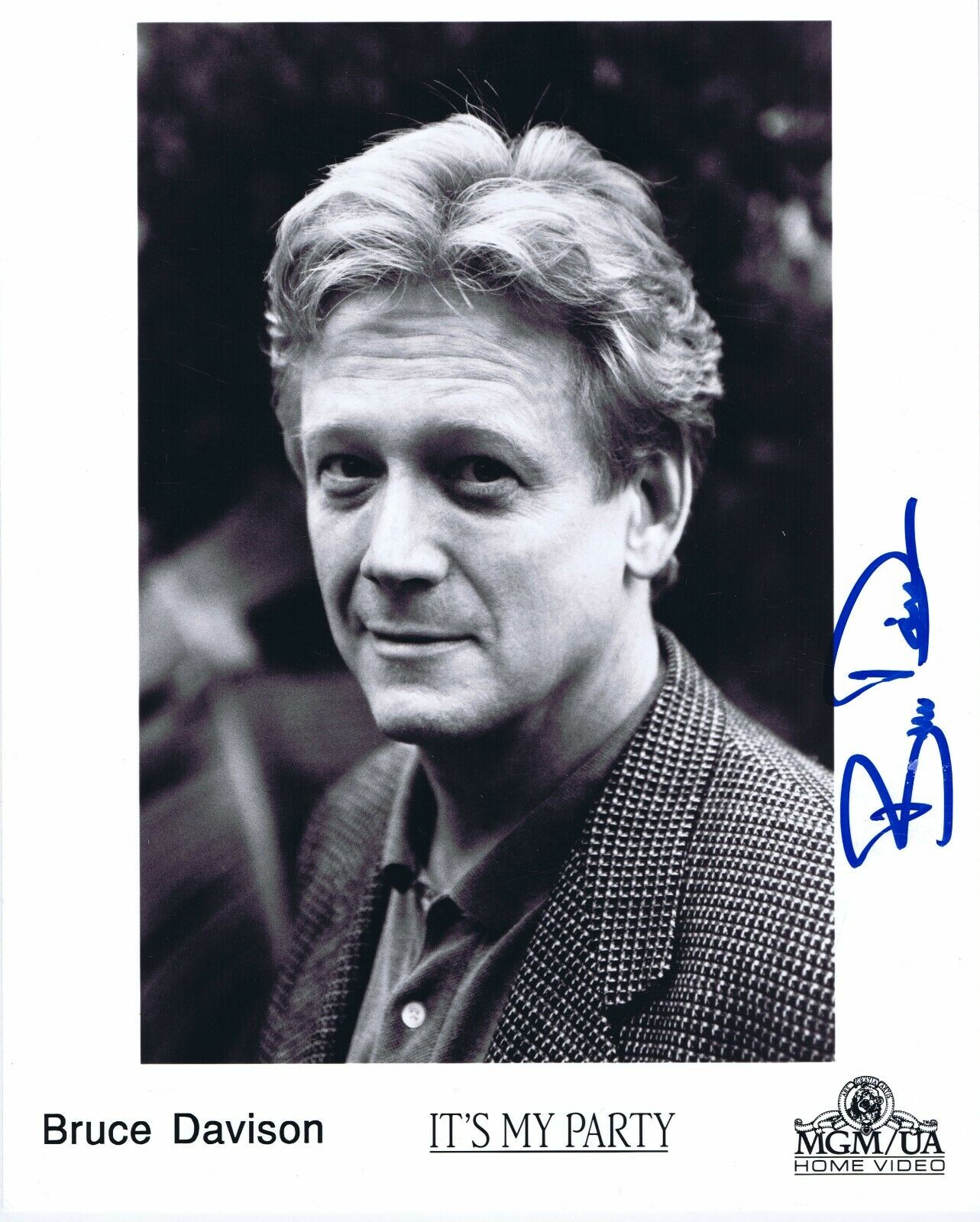 Bruce Davison Signed Vintage 8x10 Photo It's My Party Seinfeld X Men