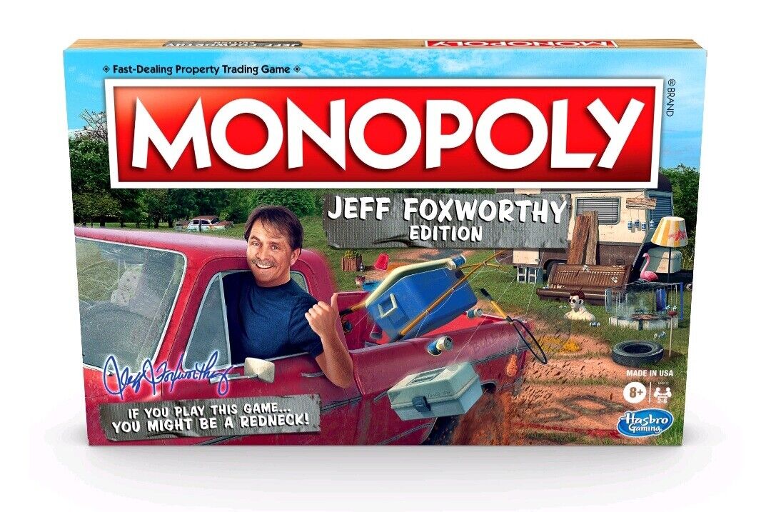 NEW SEALED Jeff Foxworthy Monopoly Board Game Walmart Exclusive 