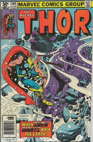 Thor #308 ORIGINAL Vintage 1981 Marvel Comics  