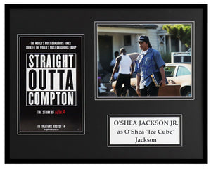 O'Shea Jackson Jr Signed Framed 16x20 Photo Poster Set AW Straight Outta Compton