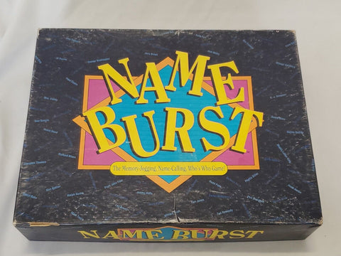 1992 Hersch Name Burst Board Game