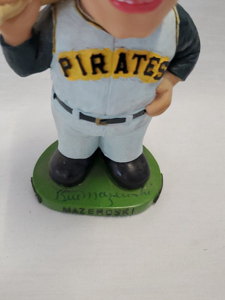 Bill Mazeroski Signed 2001 Pittsburgh Pirates Bobblehead Figure