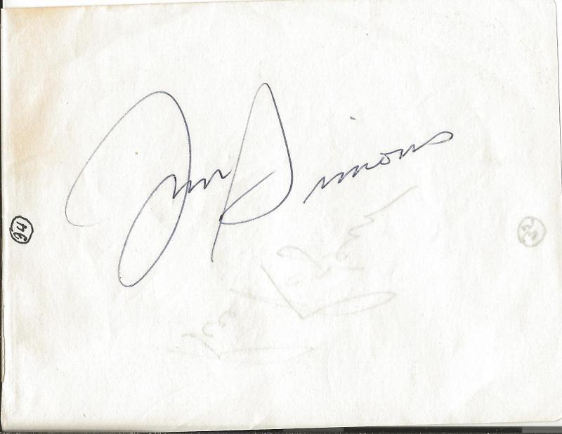 Jim Simons & Bill Rogers Signed Album Page PGA Golfers