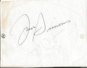 Jim Simons & Bill Rogers Signed Album Page PGA Golfers