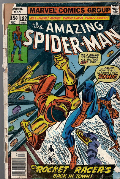 Amazing Spiderman #182 VINTAGE 1978 Marvel Comics Rocket Racer