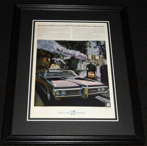 1968 Wide Track Pontiac 11x14 Framed ORIGINAL Advertisement