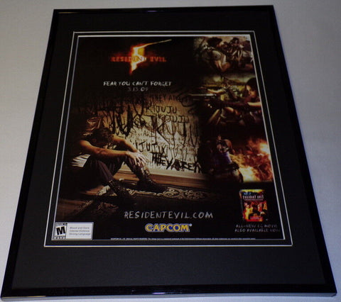 Resident Evil 2009 Framed 11x14 ORIGINAL Advertisement