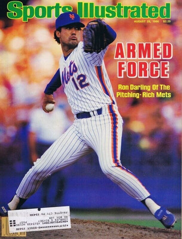 ORIGINAL Vintage Aug 25 1986 Sports Illustrated Ron Darling Mets