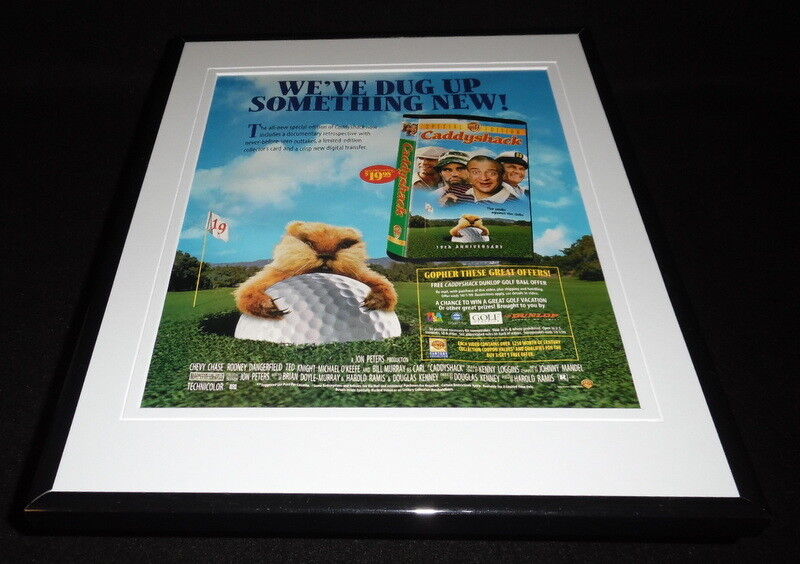 Caddyshack 1999 Framed 11x14 ORIGINAL Advertisement Rodney Dangerfield