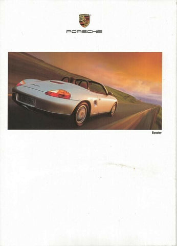 ORIGINAL Vintage 1996 Porsche Model Range Brochure Sales Book