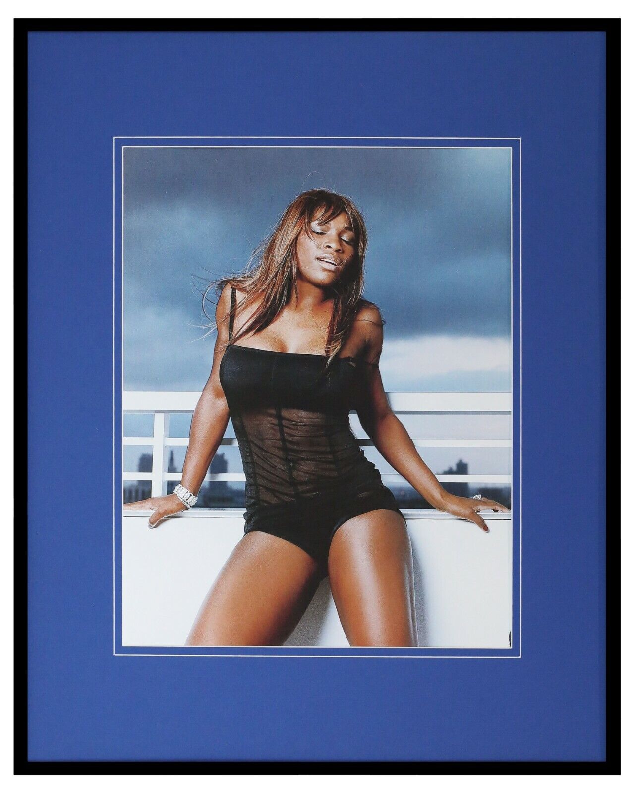 Serena Williams Framed 16x20 Swimsuit Poster Display 