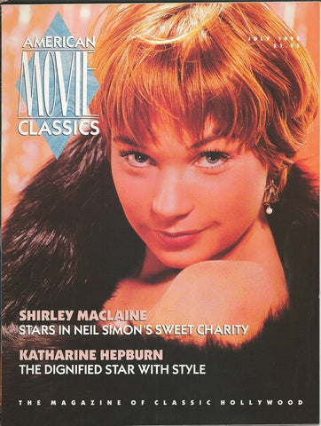 ORIGINAL Vintage July 1992 AMC Magazine Shirley Maclaine Dorothy Lamour 