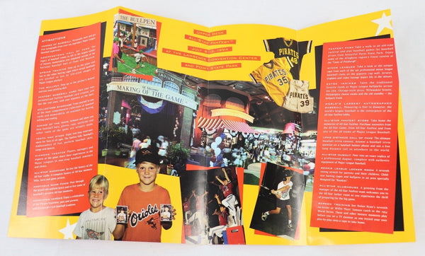 VINTAGE 1994 MLB All Star Game Fanfest Brochure Pittsburgh Pirates