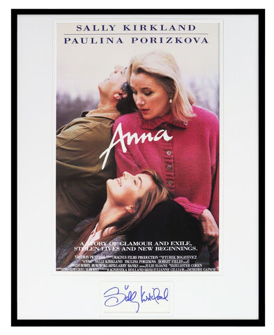 Sally Kirkland Signed Framed 16x20 Anna Photo Display JSA