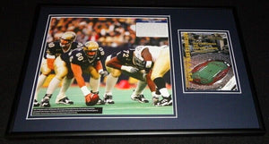 1999 Pitt Stadium Last Game Framed Repro Program & Photo Display Panthers