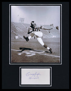 Elroy Crazylegs Hirsch Signed Framed 11x14 Photo Display LA Rams