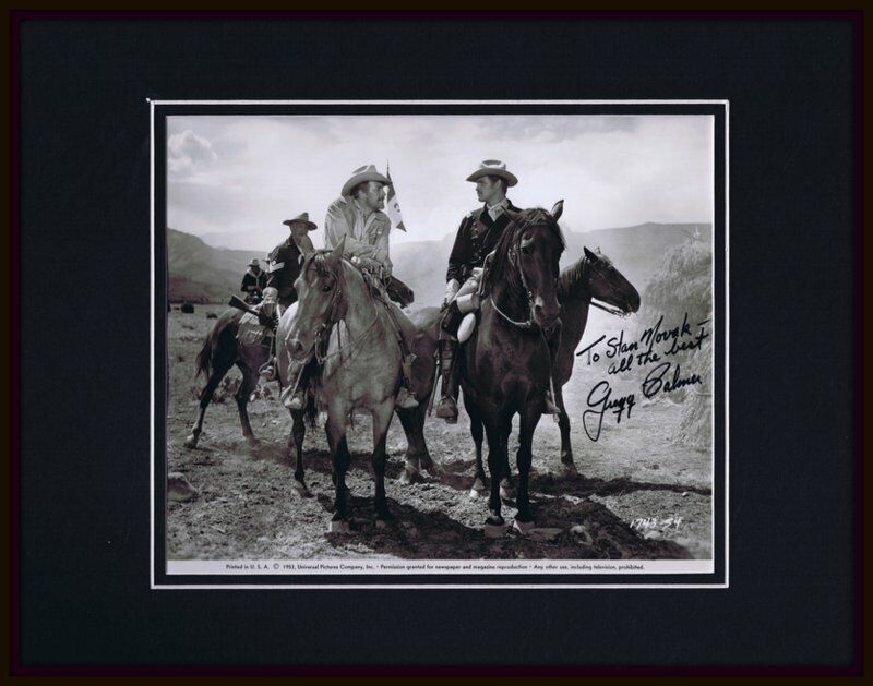 Gregg Palmer Signed Framed VINTAGE 11x14 Photo Display