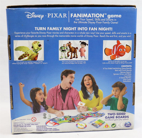 VINTAGE Disney Pixar Fanimation Board Game 