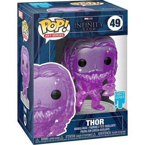 NEW 2021 Funko Pop Figure Avengers Infinity Saga Thor Purple Artist Series