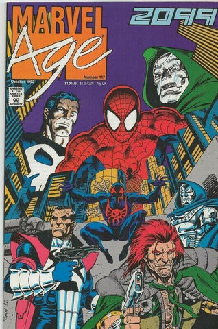 Marvel Age #117 ORIGINAL Vintage 1992 Marvel Comics Spider-Man Dr Doom Punisher