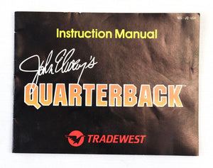 VINTAGE Nintendo NES John Elway's Quarterback QB Football Instruction Manual