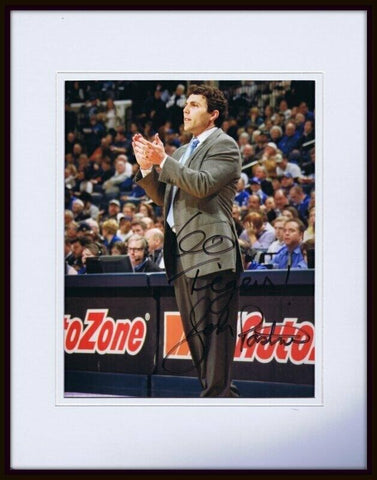 Josh Pastner Signed Framed 11x14 Photo Display Memphis Go Tigers Inscription