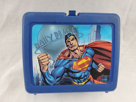 VINTAGE Thermos DC Comics Superman Plastic Lunch Box