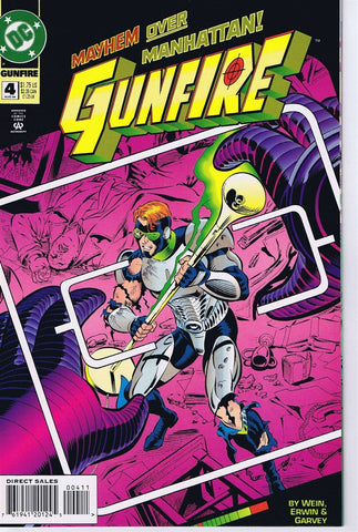 Gunfire #4 ORIGINAL Vintage 1994 DC Comics 