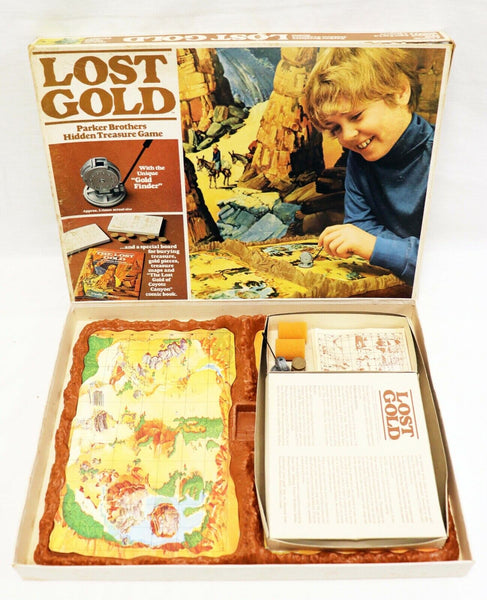 VINTAGE 1975 Parker Brothers Lost Gold Hidden Treasure Board Game