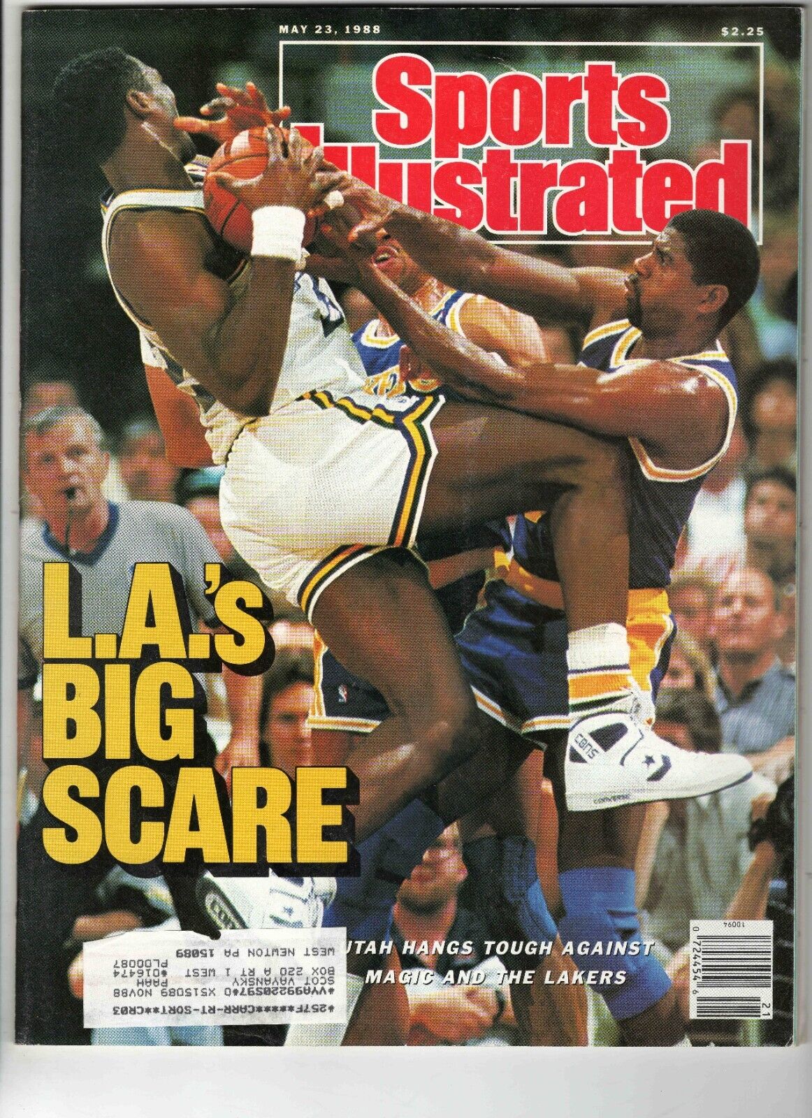 May 23 1988 Sports Illustrated Magazine Magic Johnson Lakers