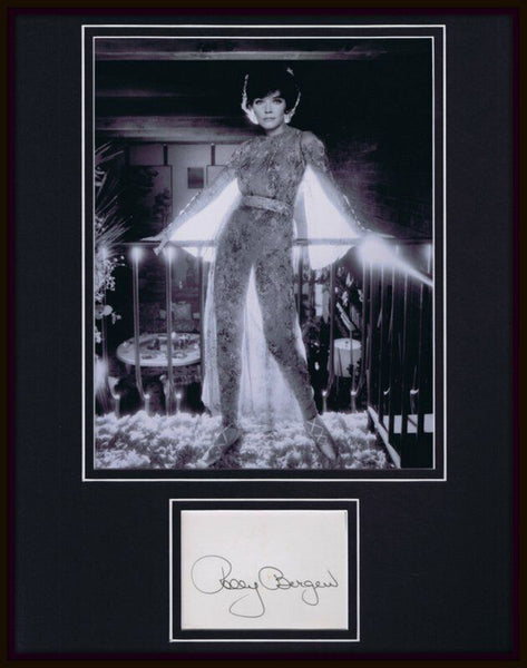 Polly Bergen Signed Framed 11x14 Photo Display JSA