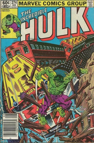 Incredible Hulk #274 ORIGINAL Vintage 1982 Marvel Comics 