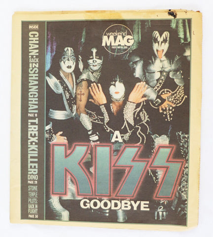 VINTAGE May 26 2000 Pittsburgh Post Gazette Kiss Goodbye Concert Magazine